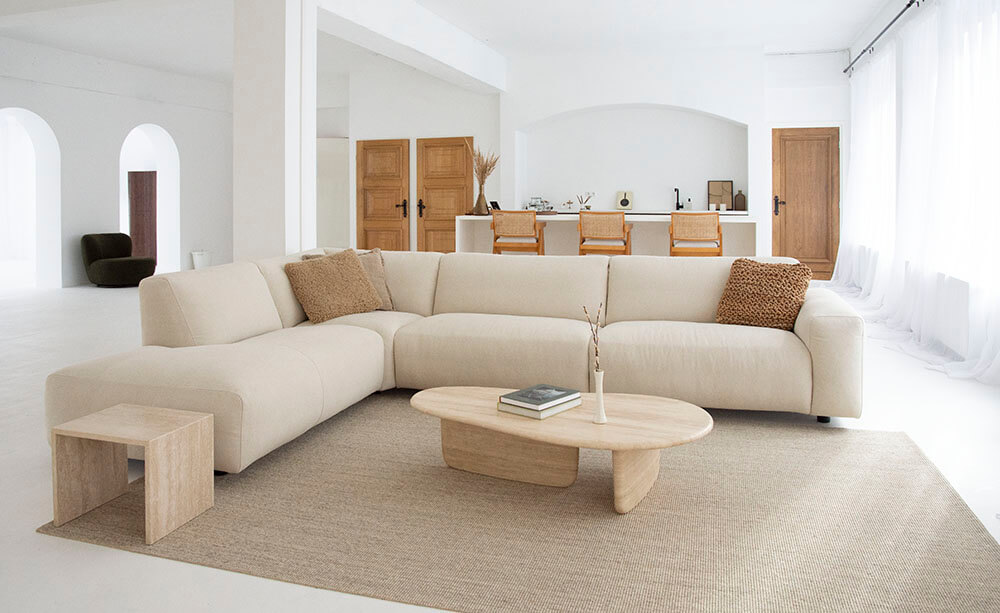 Sofa Bergerac (Leder of stof) - Het Anker