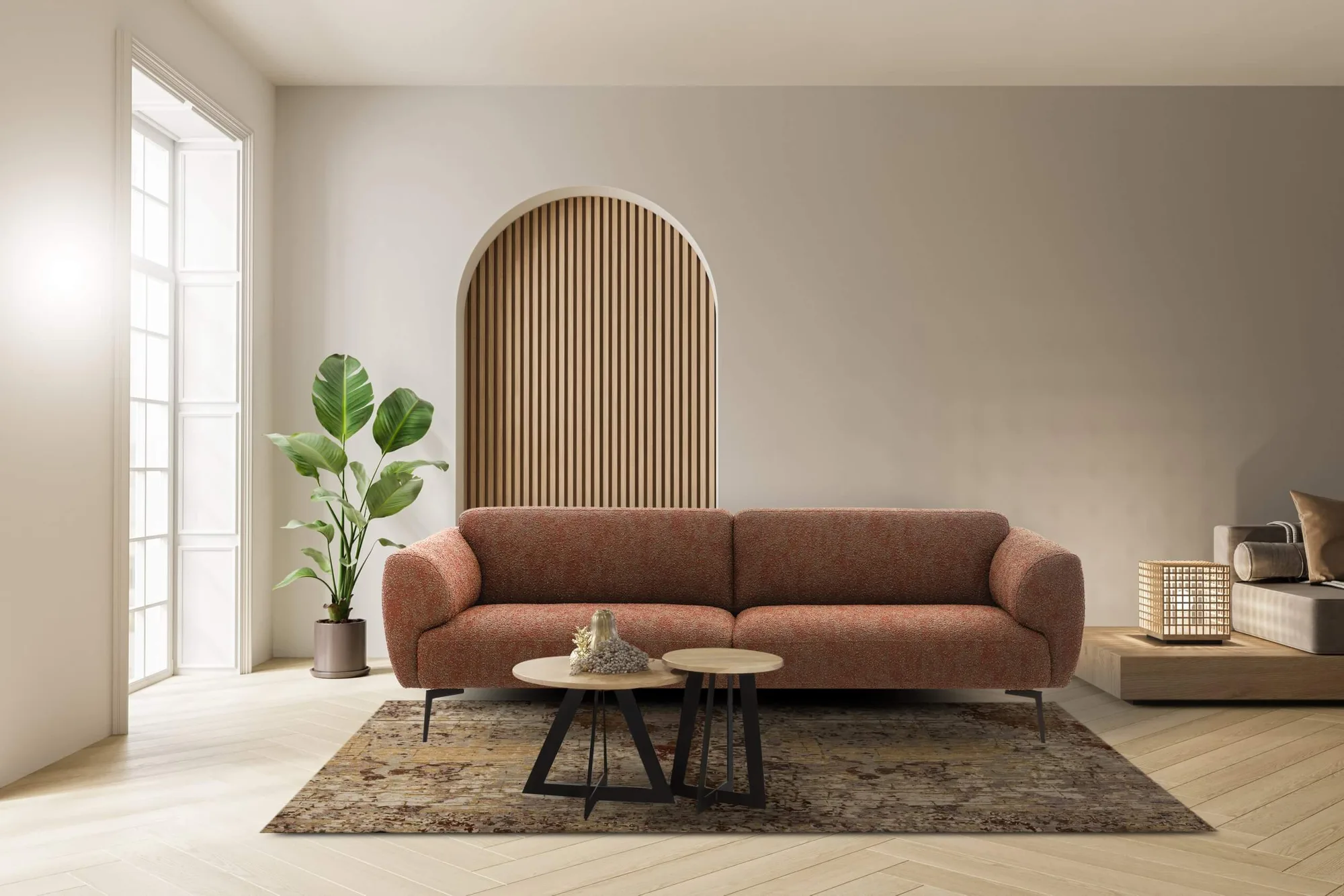 Sofa Braxton (Leder of Stoff) - Het Anker