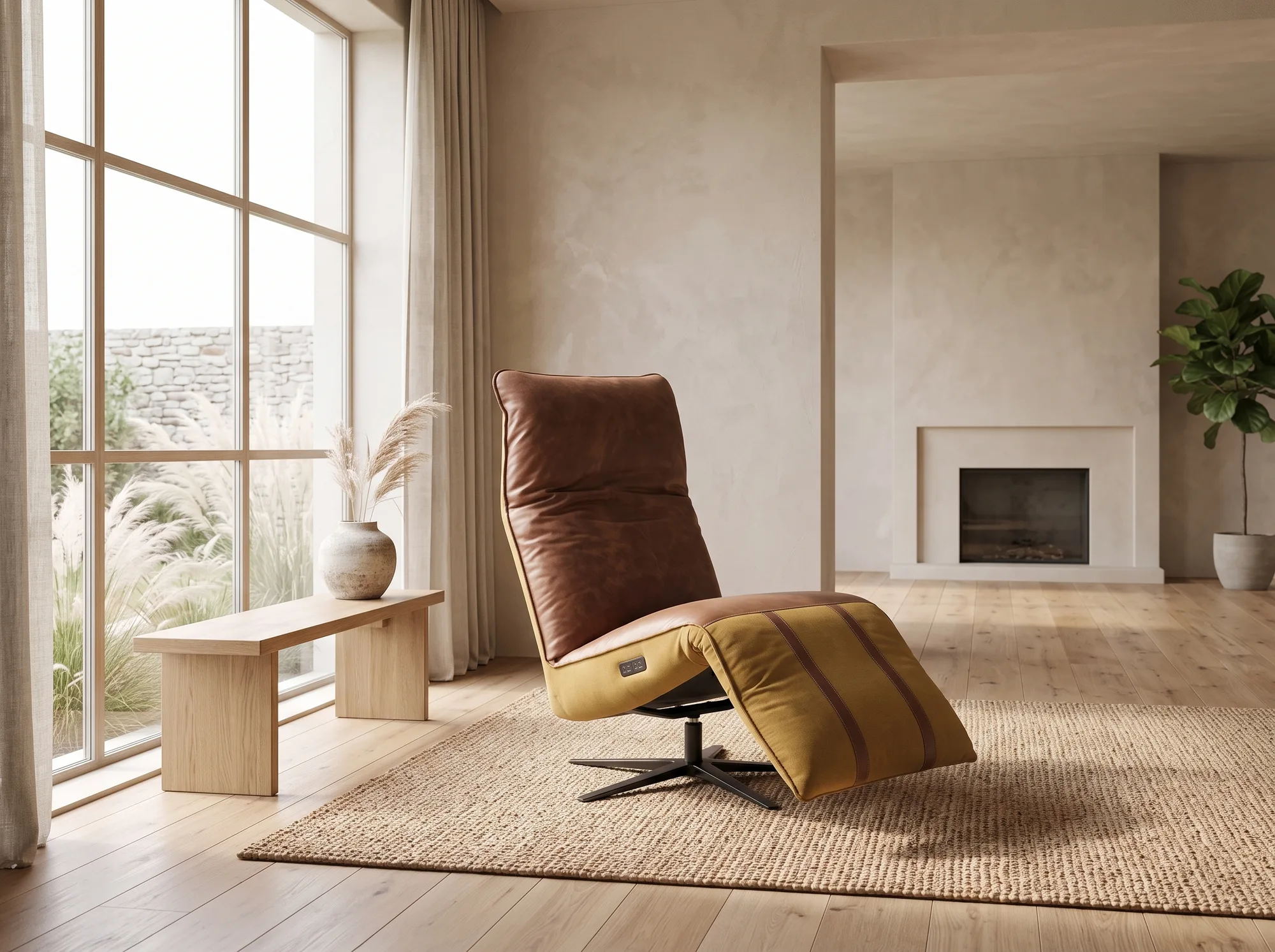 Sessel Sevilla Africa Leder