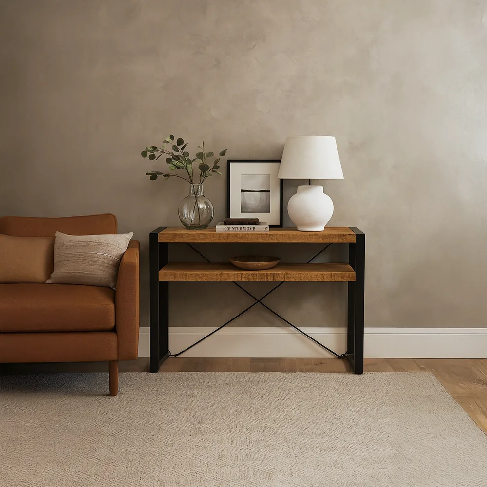 Console Table Britt with Compartment - Benoa