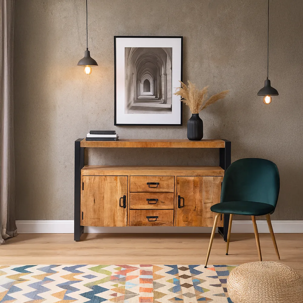 Sideboard Britt mit Schubladen und Türen - Benoa