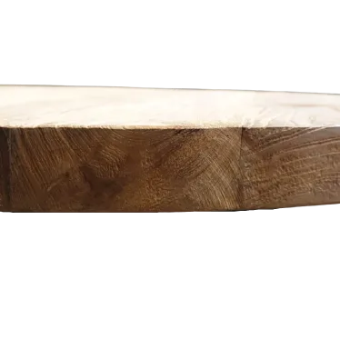 Esszimmer Tischplatte Rund Massives Teakholz - Benoa