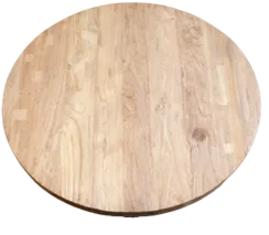Esszimmer Tischplatte Rund Massives Teakholz (Teak Holz, Natur) - Benoa
