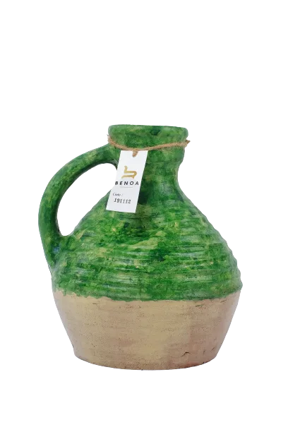Vase Beige and Green - Benoa