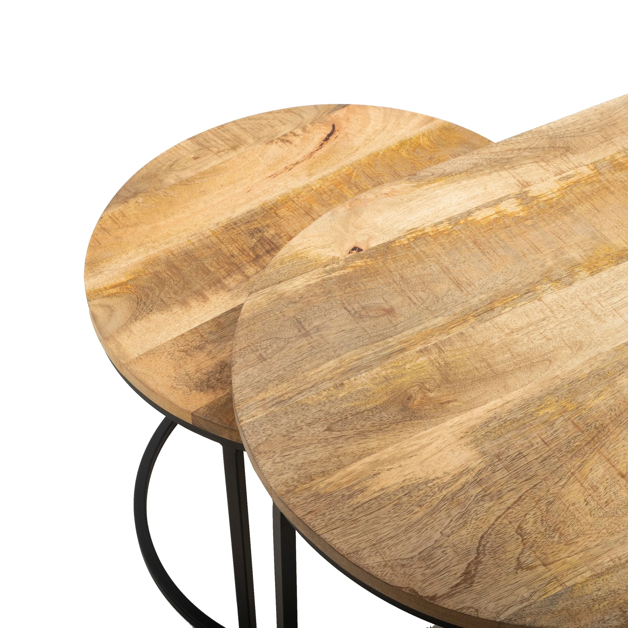 Couchtisch Rund und Oval 3er-Set - Benoa