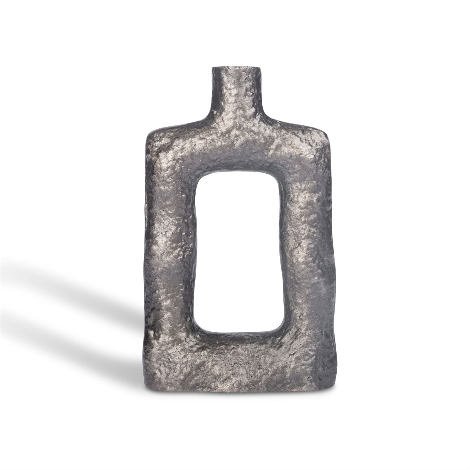 Vase Oblong Silver - Benoa