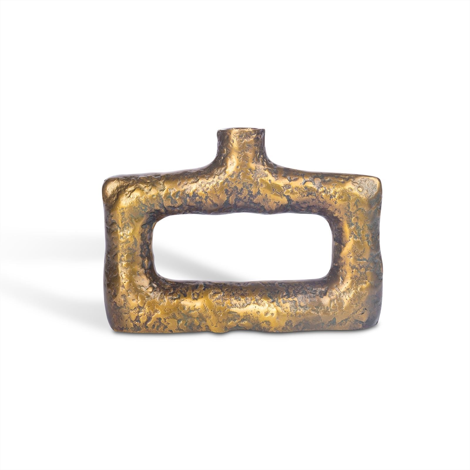 Vase Rectangular Gold - Benoa