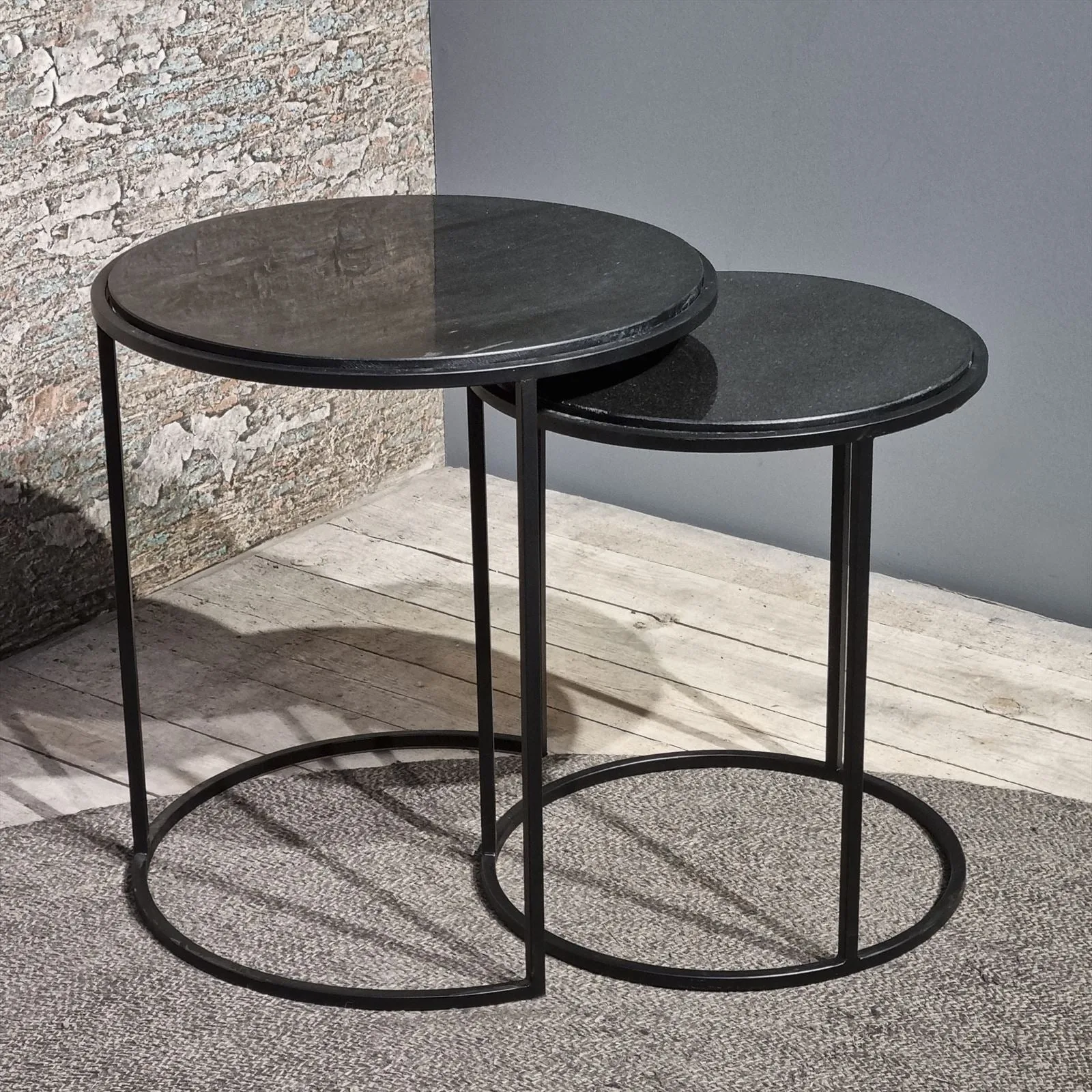 Beistelltisch Rund Sienna Set von 2 - Benoa