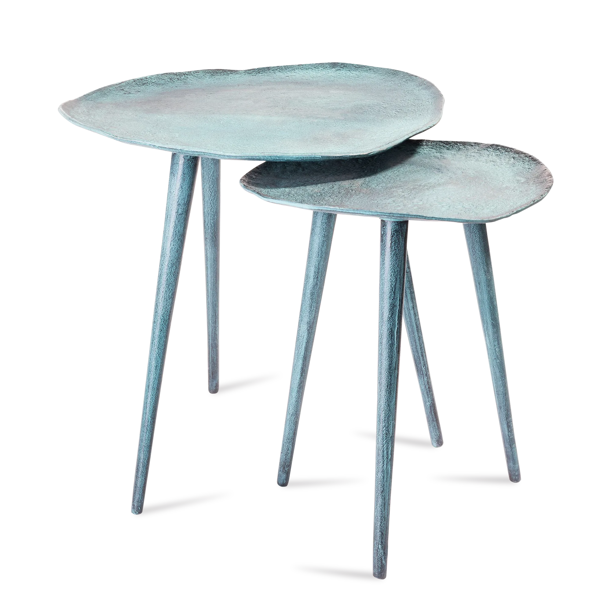 Side Table Blue Patina 34.5 - Benoa