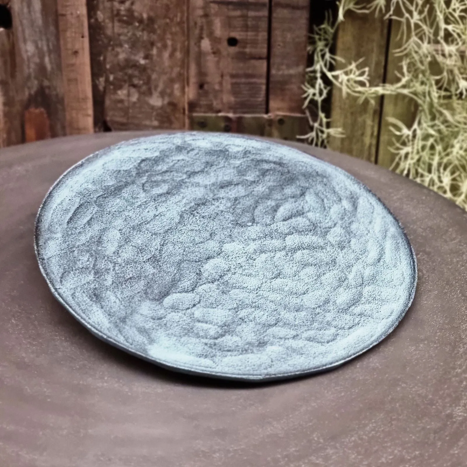 Tablett Dekorativ Blau Patina 35 (Aluminium) - Benoa