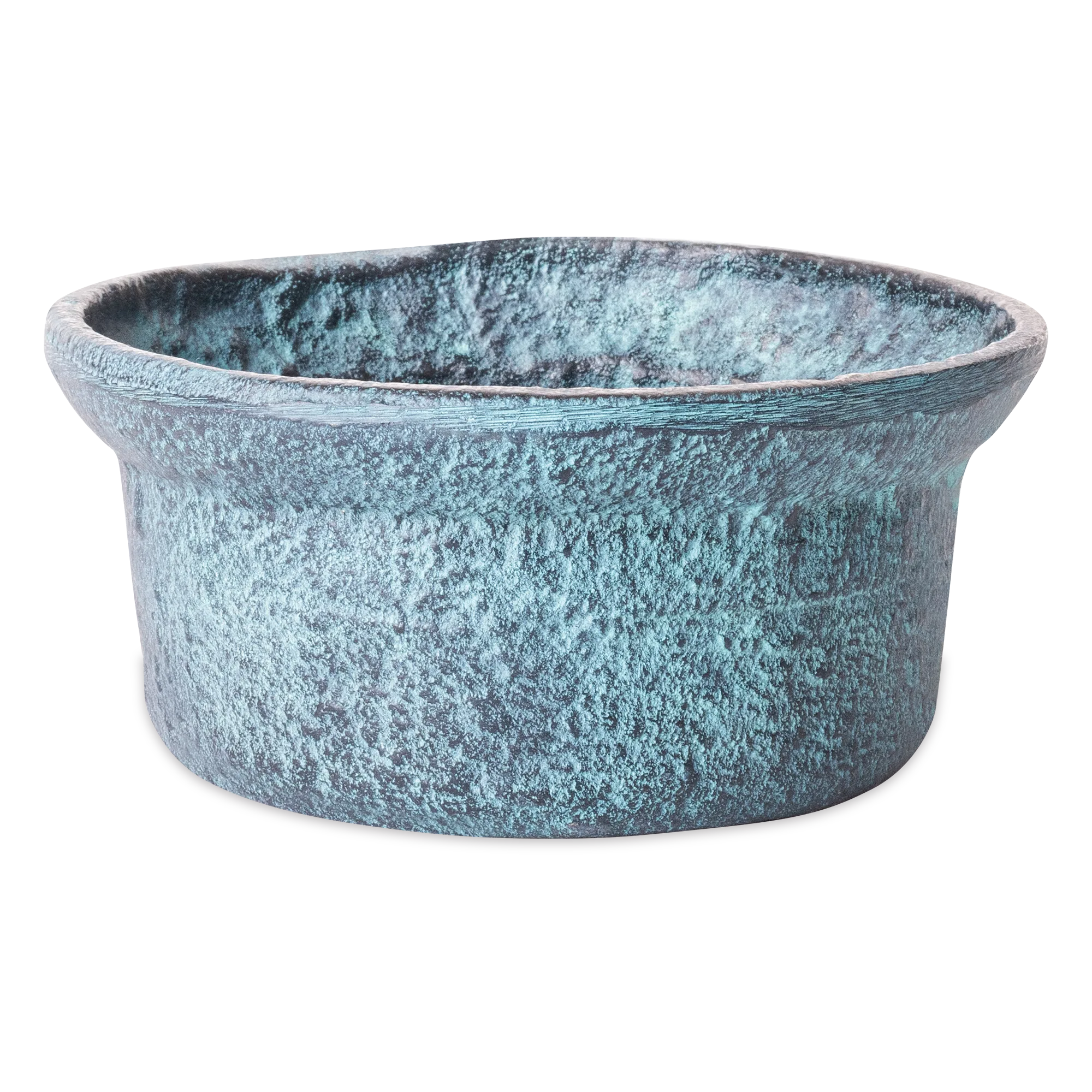 Schale Dekorativ Blau Patina - Benoa