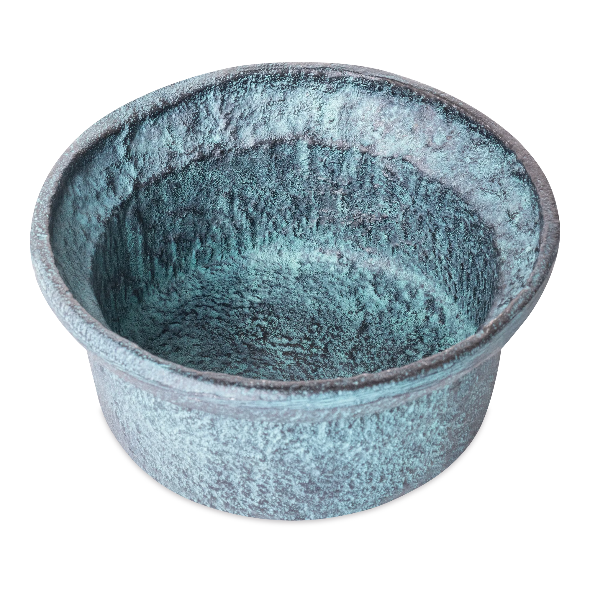 Schale Dekorativ Blau Patina - Benoa