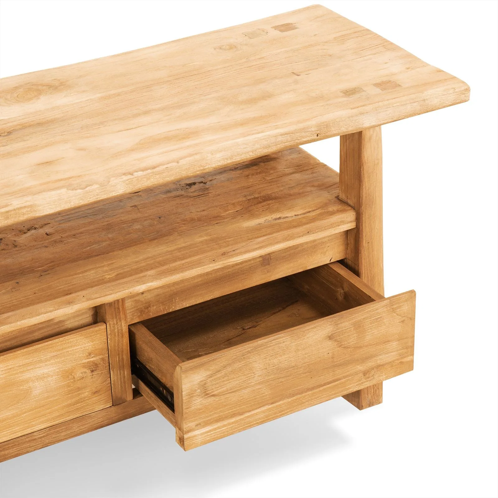 Tv-Schrank Blora (Teakholz, Natur) - Benoa