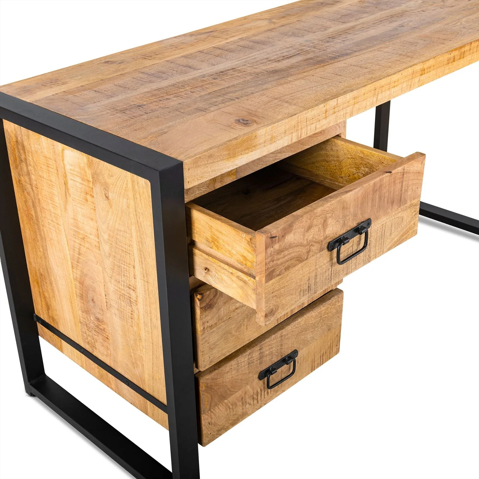 Britt Desk with Drawers - Benoa