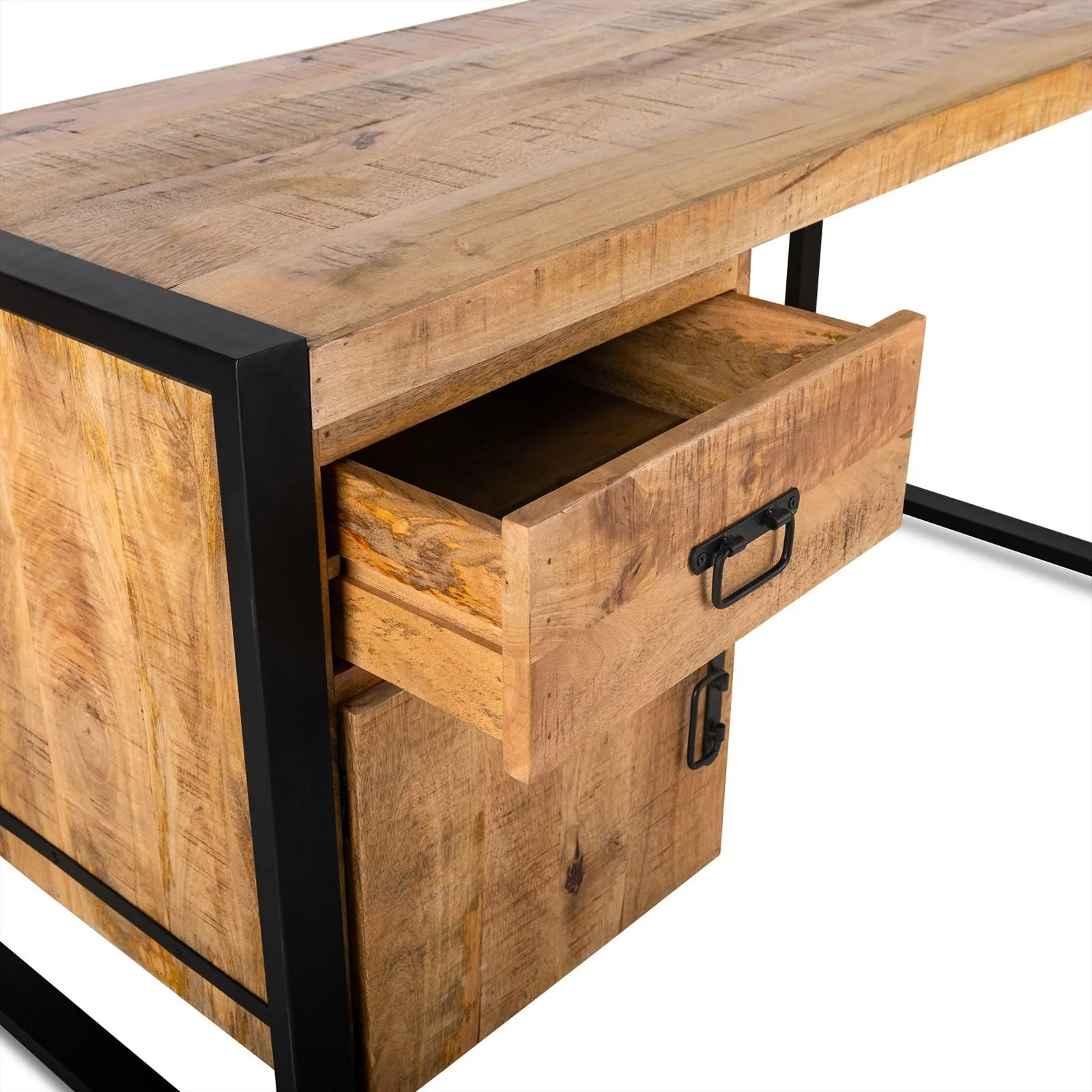 Britt Desk with Drawer and Door - Benoa