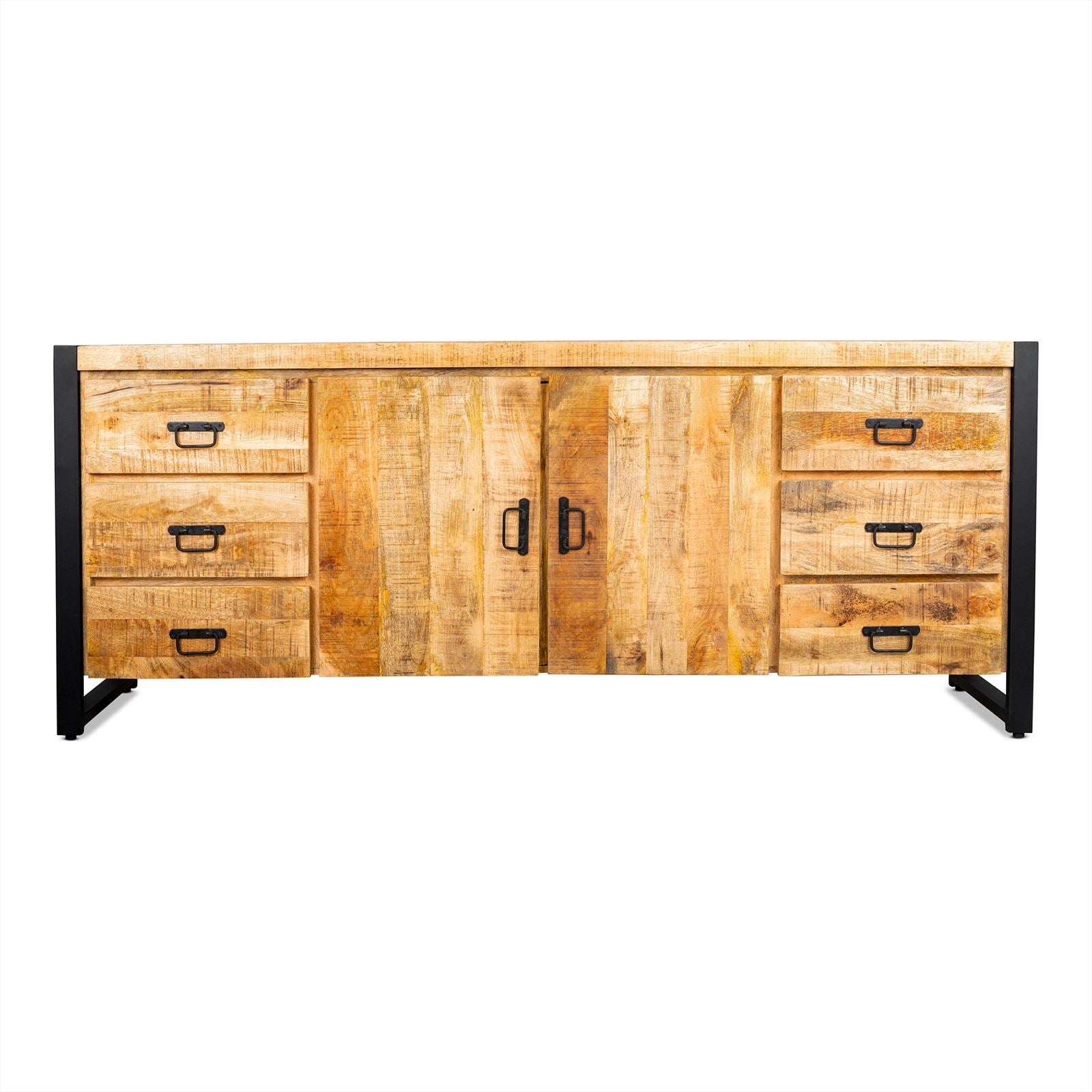 Sideboard Britt 200 in einer Studio-Umgebung, frontal aufgenommen vor weißem Hintergrund - Benoa