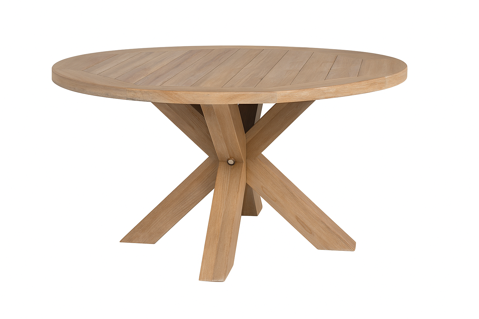 Round Teak Garden Table - Benoa