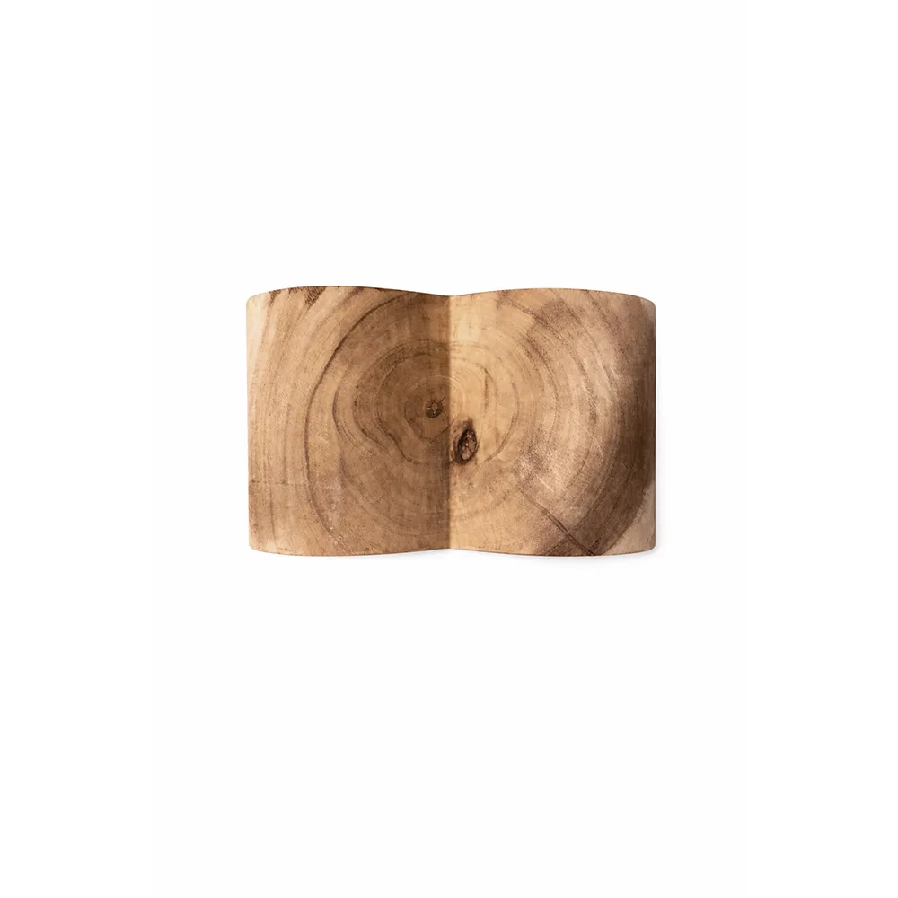 Weinregal Suar Organisch Doppelt (suar Holz, Natur) - Benoa