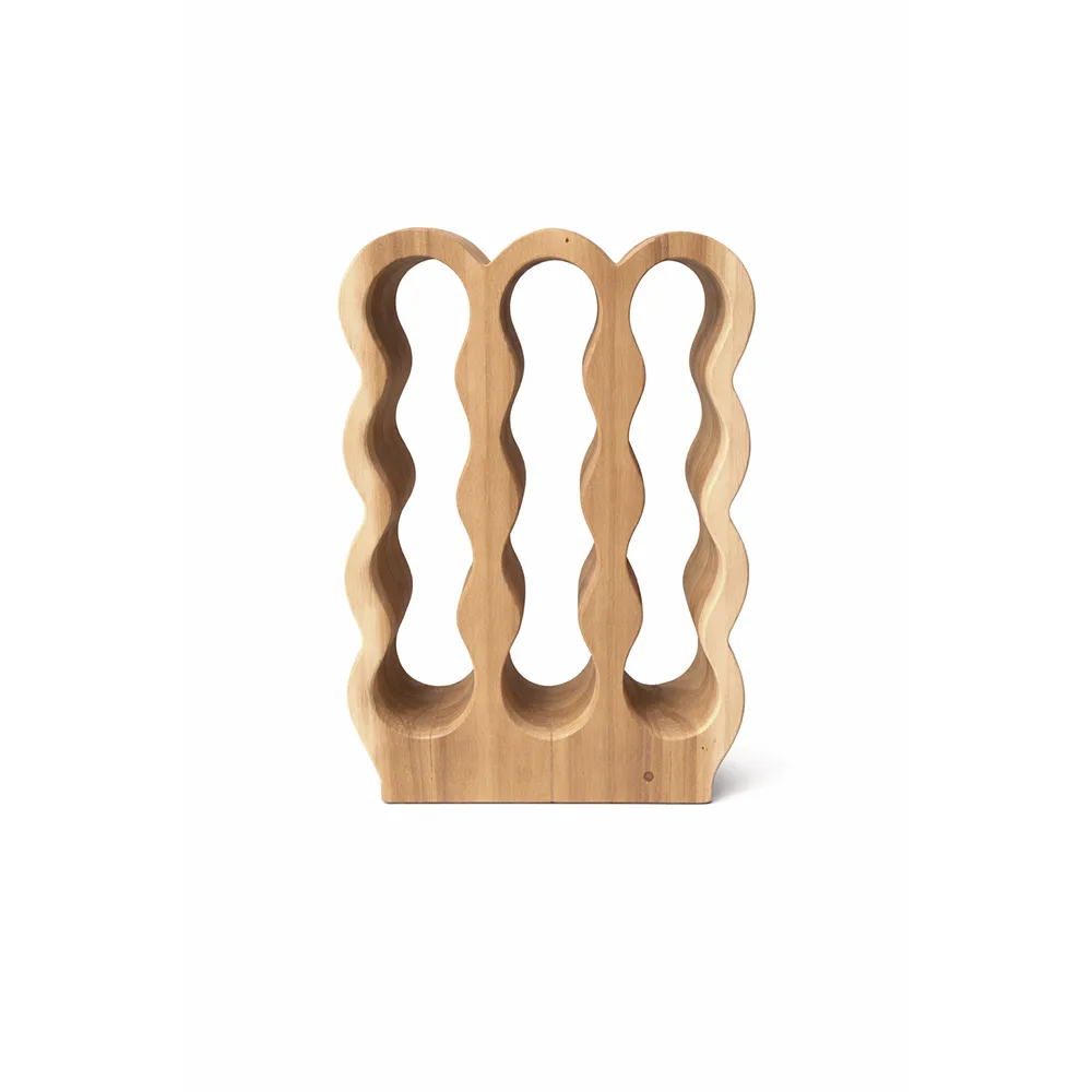 Weinregal Suar Organisch Triplo (suar Holz, Natur) - Benoa