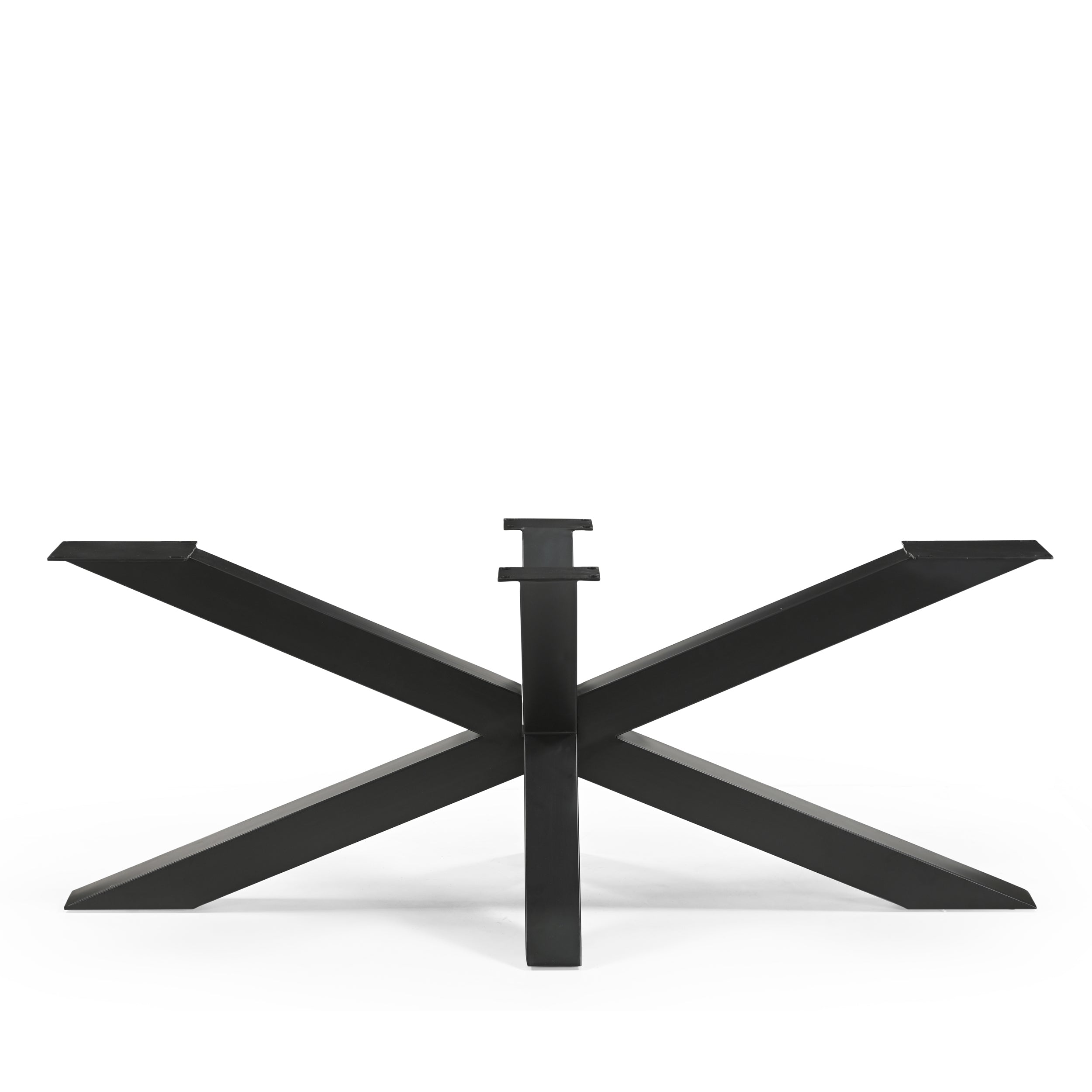 Spinnenbein Suarblätter 185*80*69 (Stahl mit Poedercoat, Schwarz) - Benoa