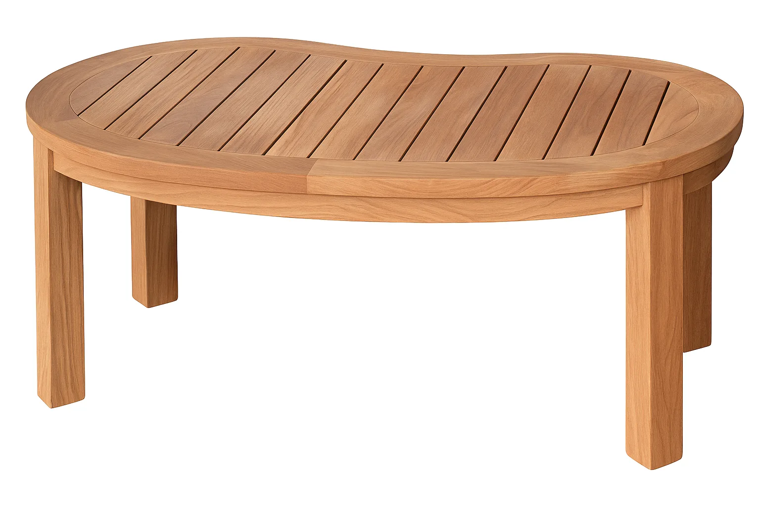 Garten Couchtisch Organisch Teak - Benoa