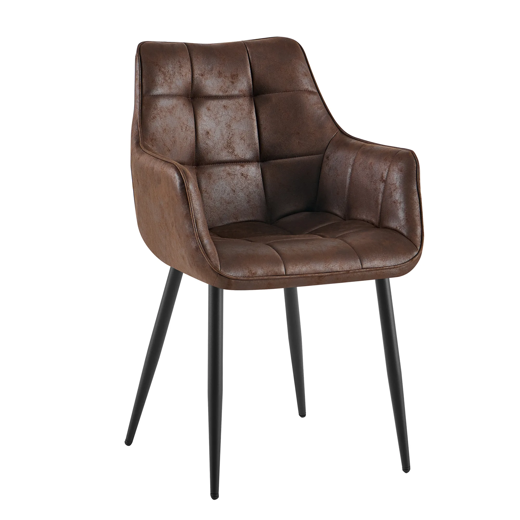 Dining Chair Lucille Arm CEP 09 Dark Brown - Benoa