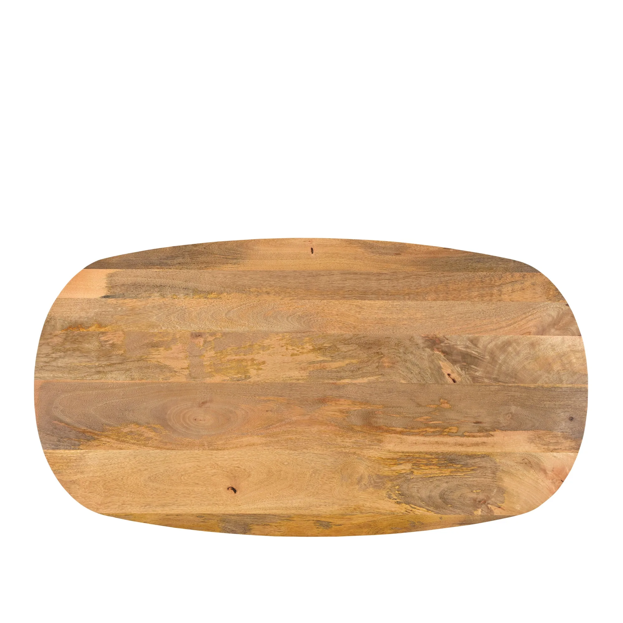 Couchtisch Dänisch Oval Runa mit Holzgestell 130 - Benoa
