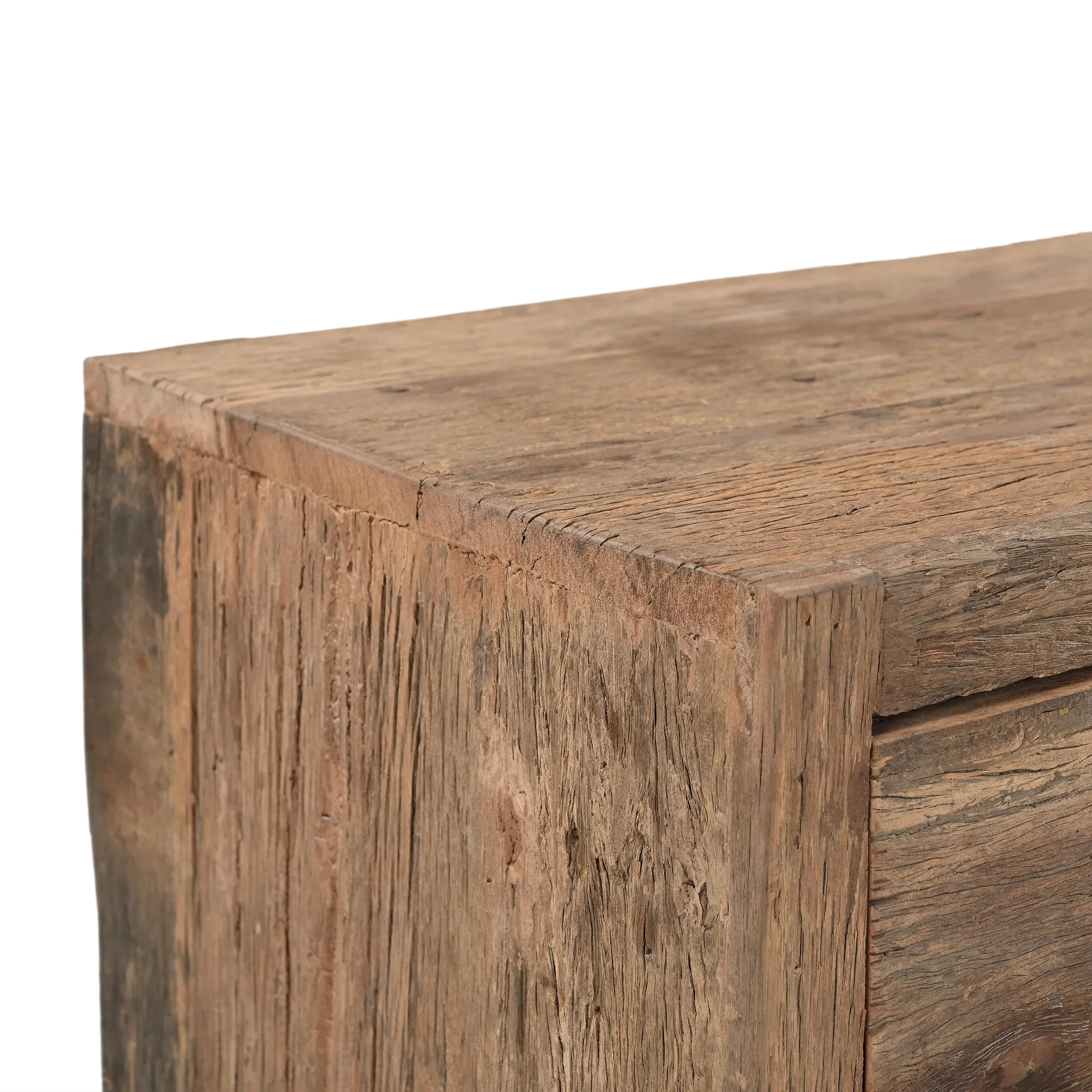 TV-Möbel Roots 4 Schubladen 160 (verweerd Holz, Natur) - Benoa