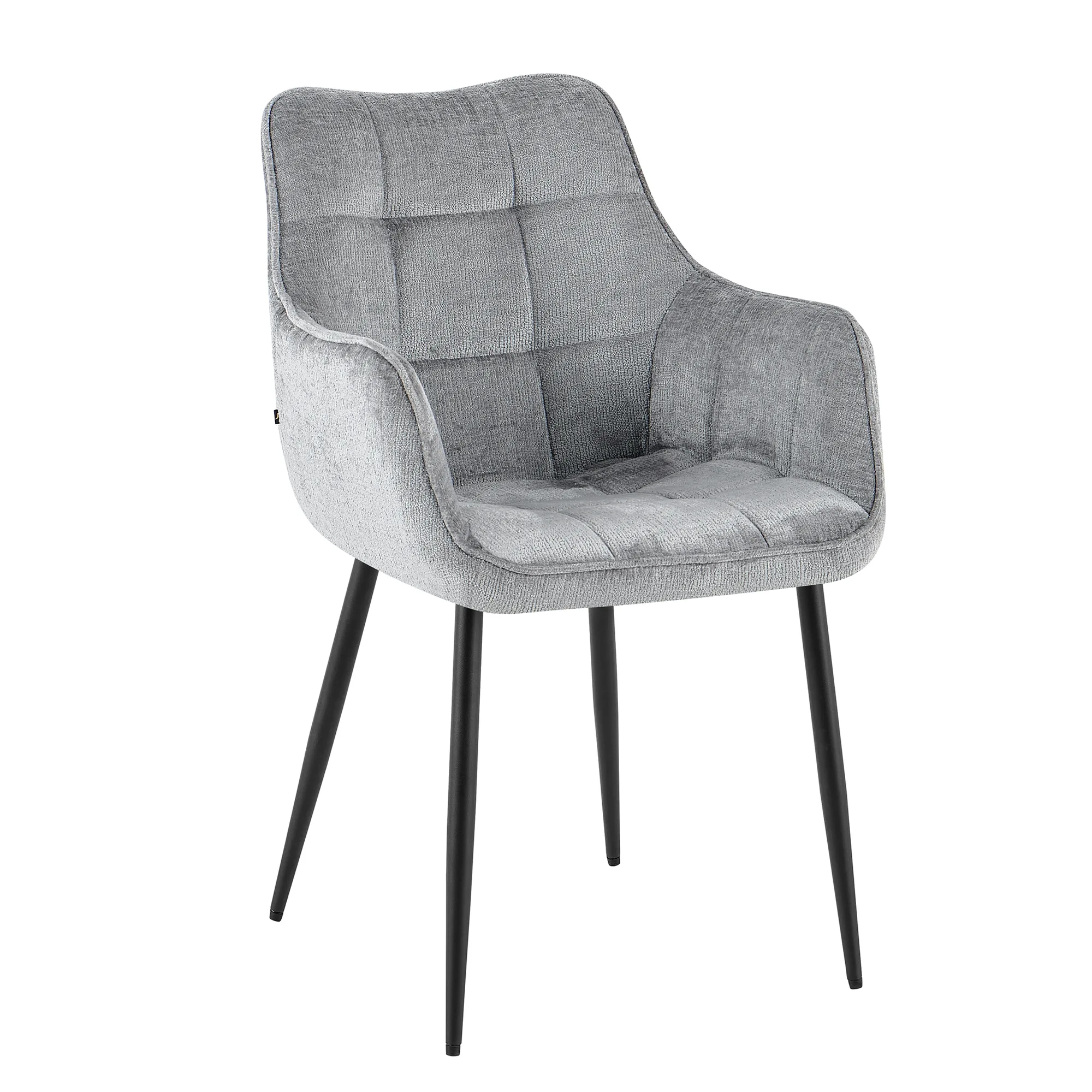 Esszimmerstuhl Lucille Arm Perfect Harmony 82 Grau (Stoff) - Benoa