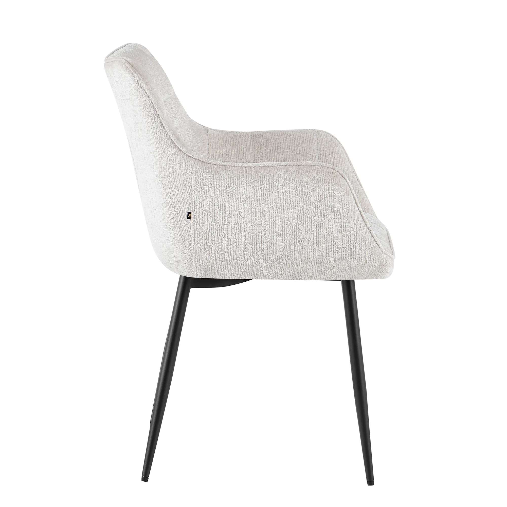 Esszimmerstuhl Lucille Arm Perfect Harmony 02 Beige (Stoff) - Benoa