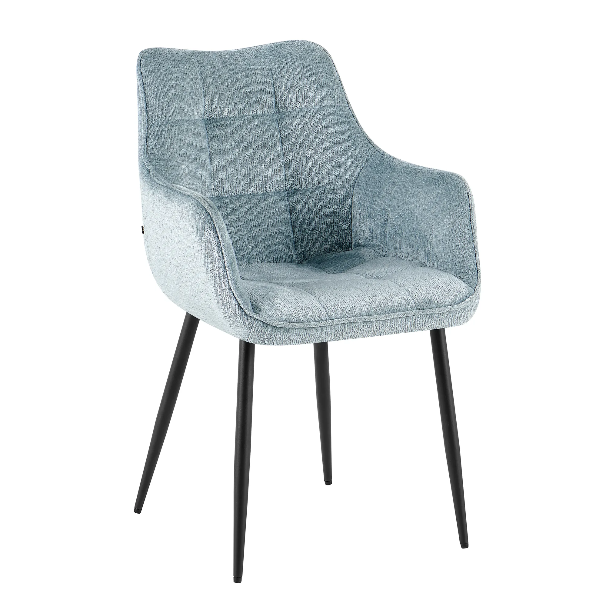 Esszimmerstuhl Lucille Arm Perfect Harmony 72 Hellblau (Stoff) - Benoa