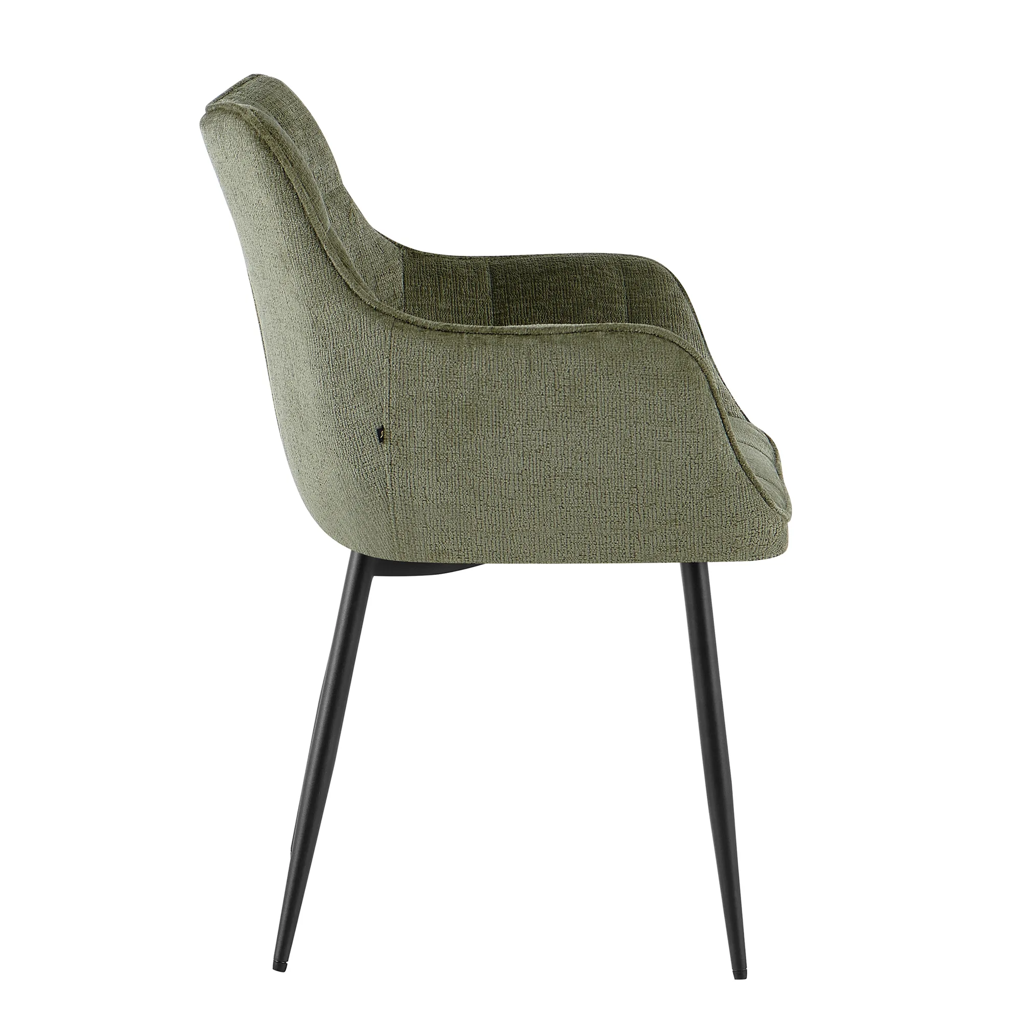 Esszimmerstuhl Lucille Arm Perfect Harmony 39 Grün (Stoff) - Benoa