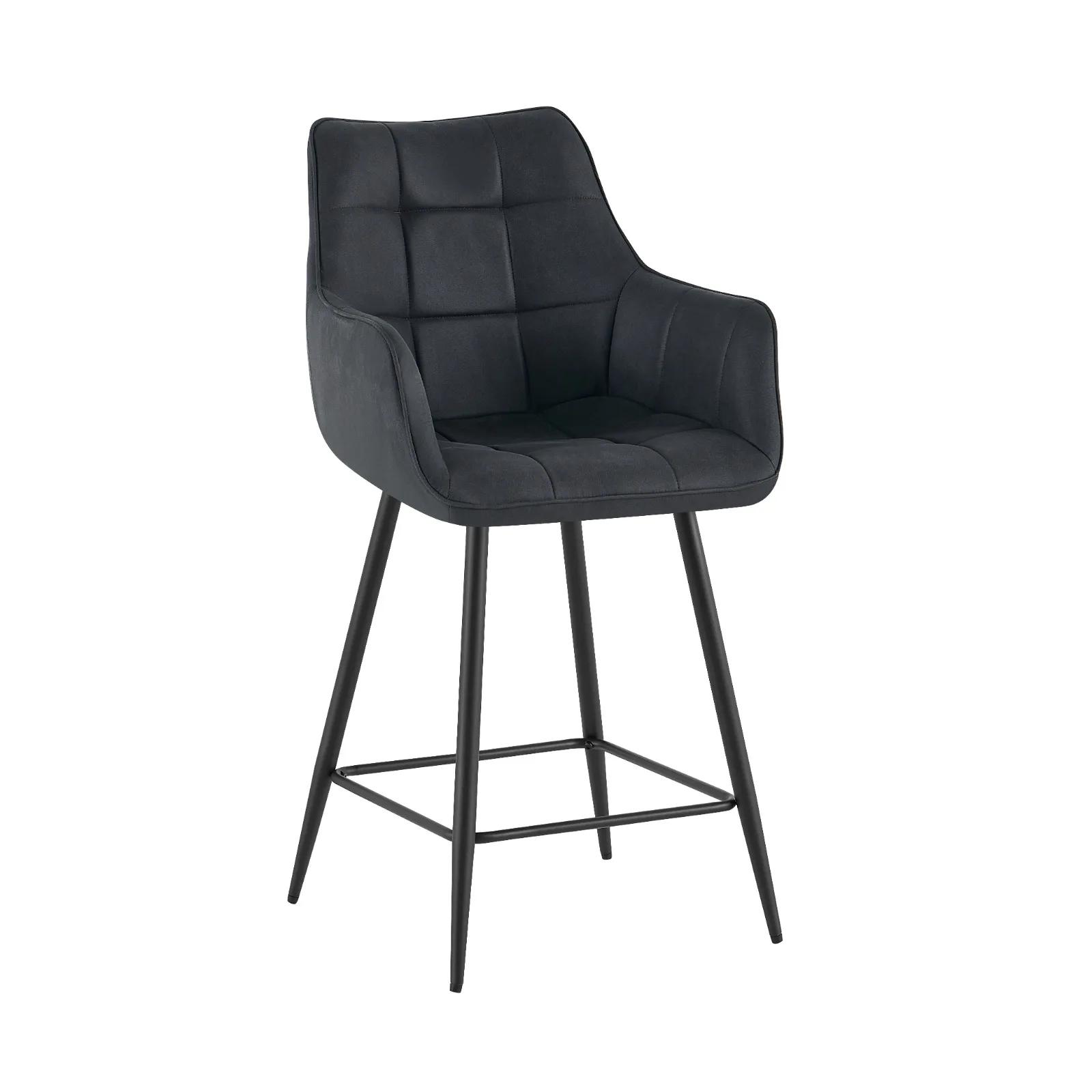 Barhocker Lucille Arm Yuma 16 Schwarz - Benoa