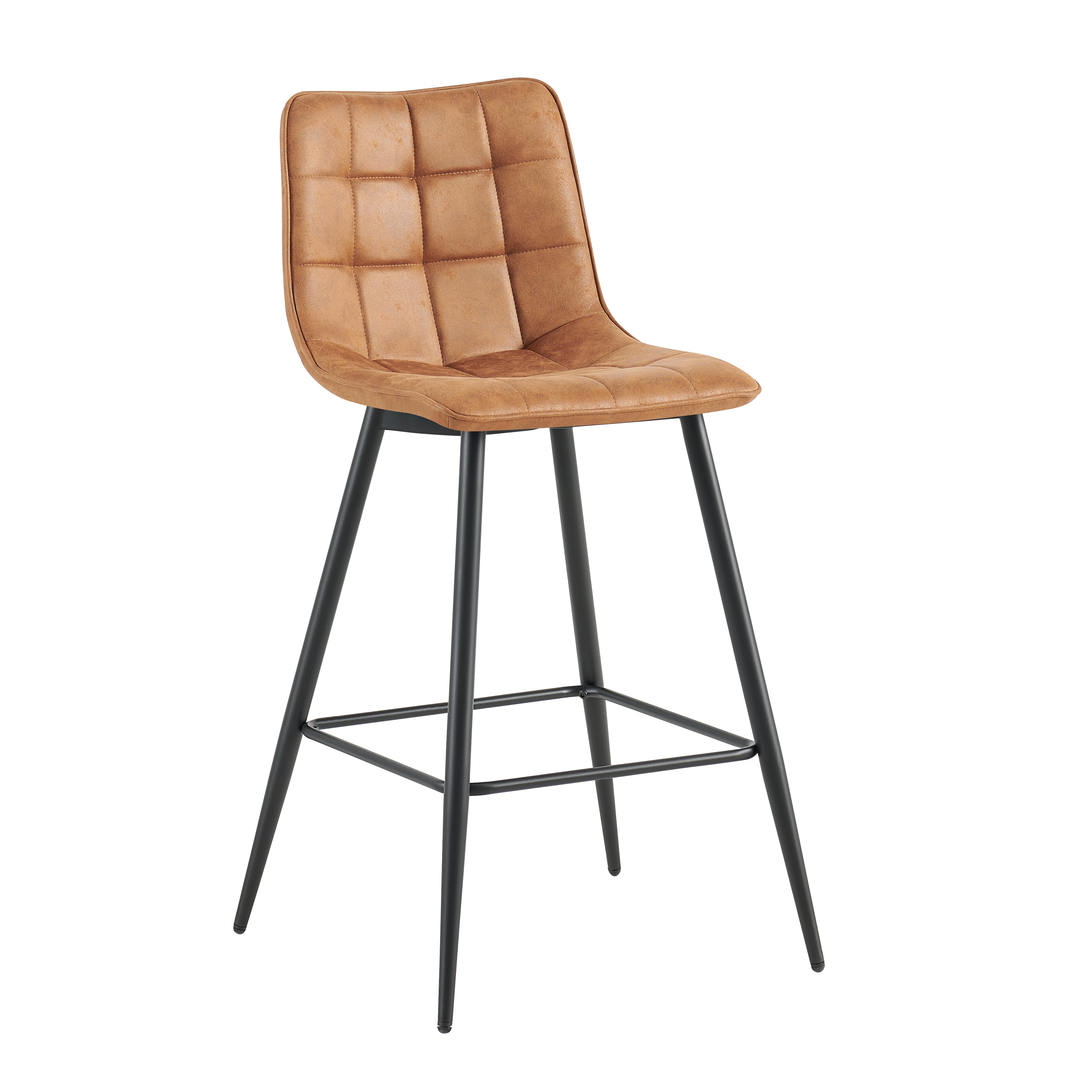 Bar Stool Lucille CEP 01 Cognac (seat height 67cm) - Benoa