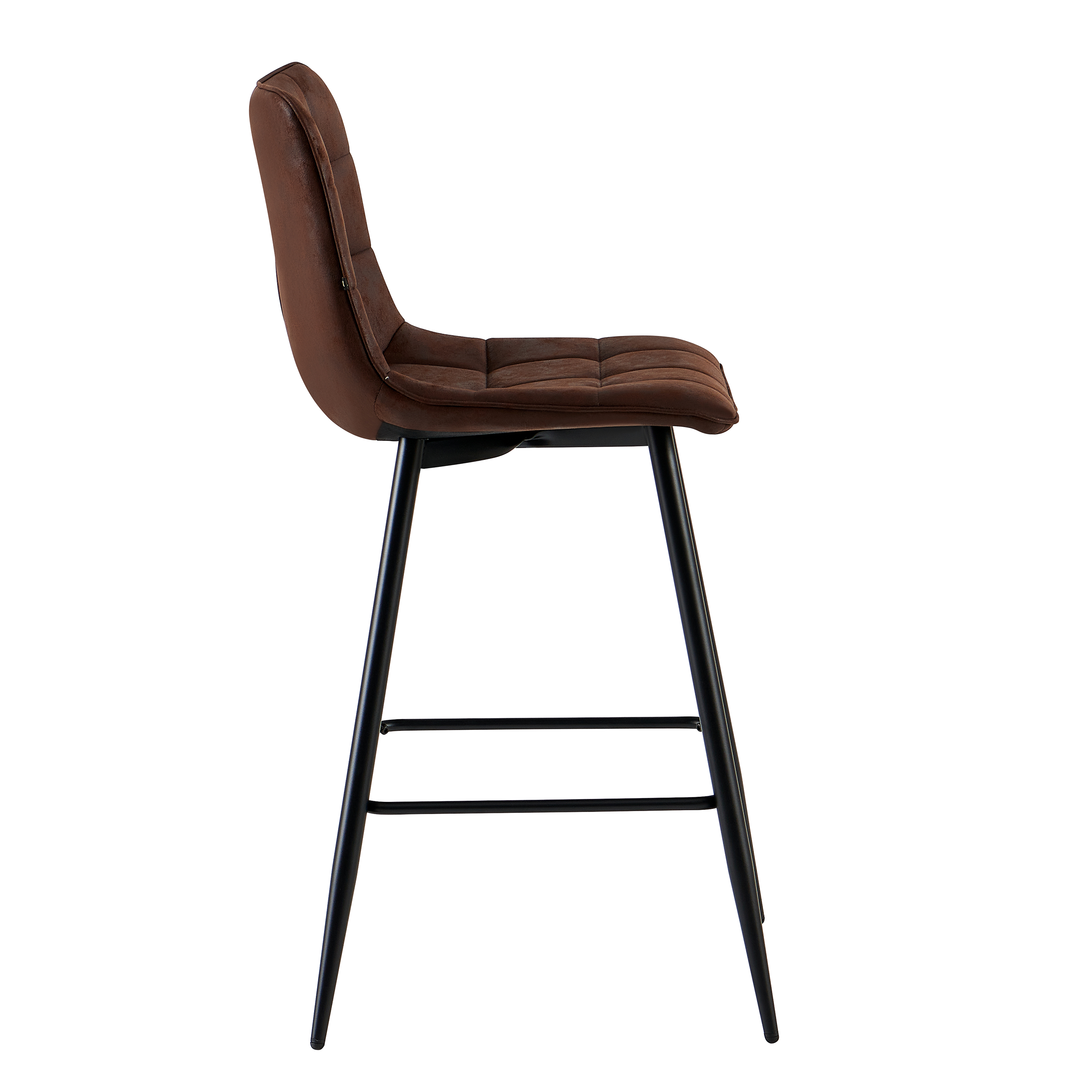 Barhocker Lucille CEP 09 Dunkelbraun (Sitz 67) (Mikrofaser) - Benoa