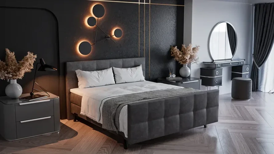Boxspring V2800 | Bulls Grey