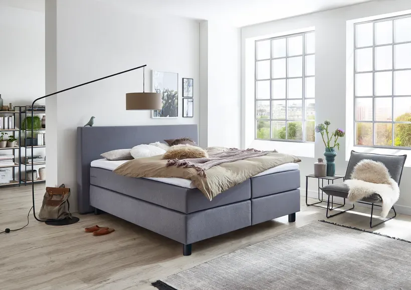 Boxspringbett V600 | Hugo Beige