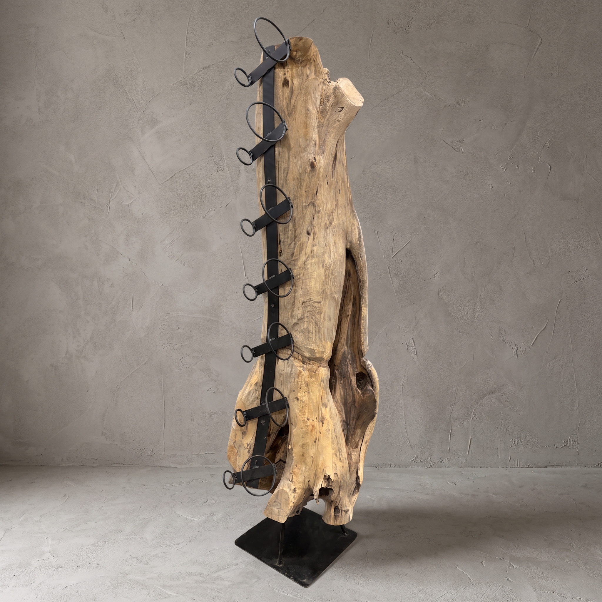 Wijnrek Rama gerecycled teak