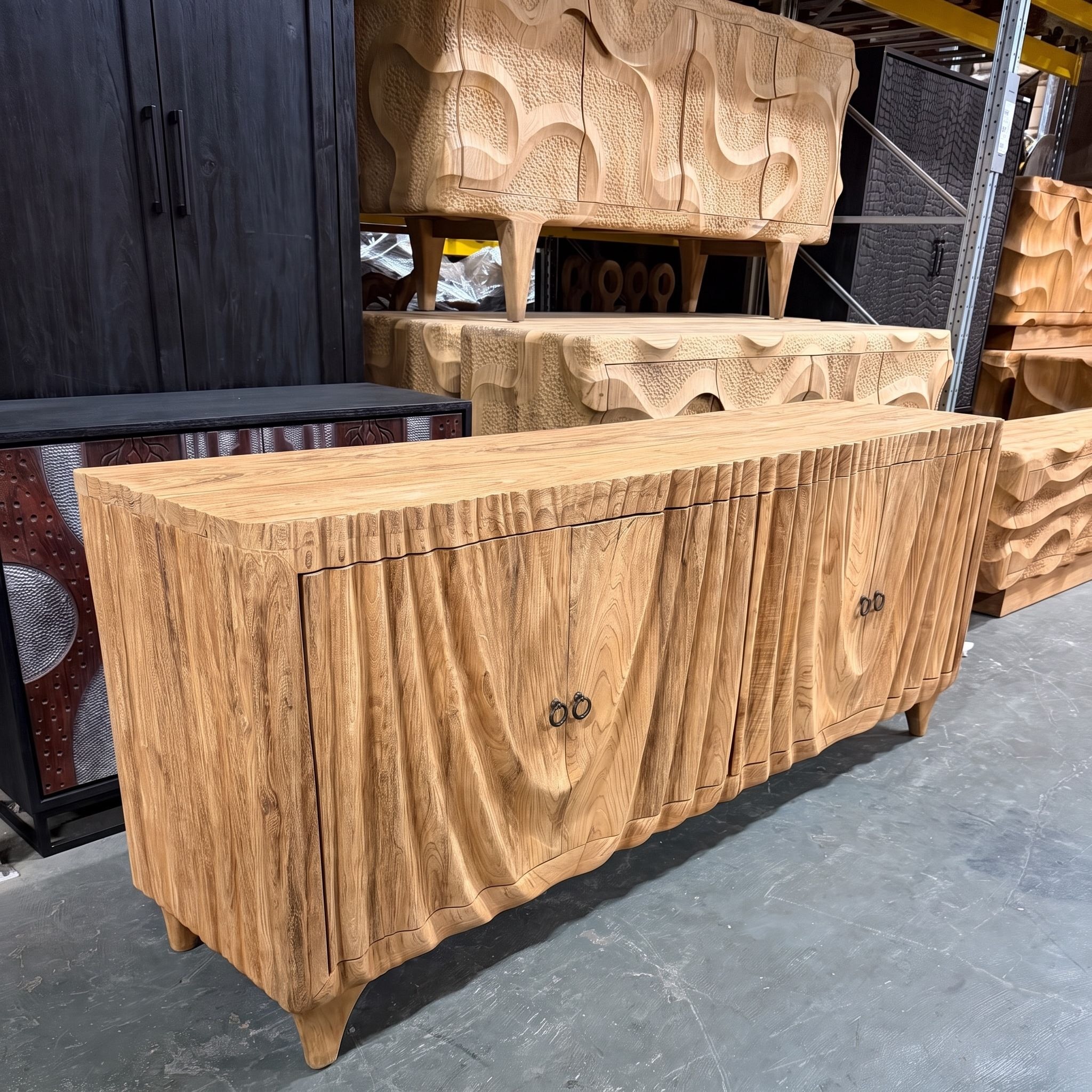Sideboard Drapery Teakholz - World of Brosi