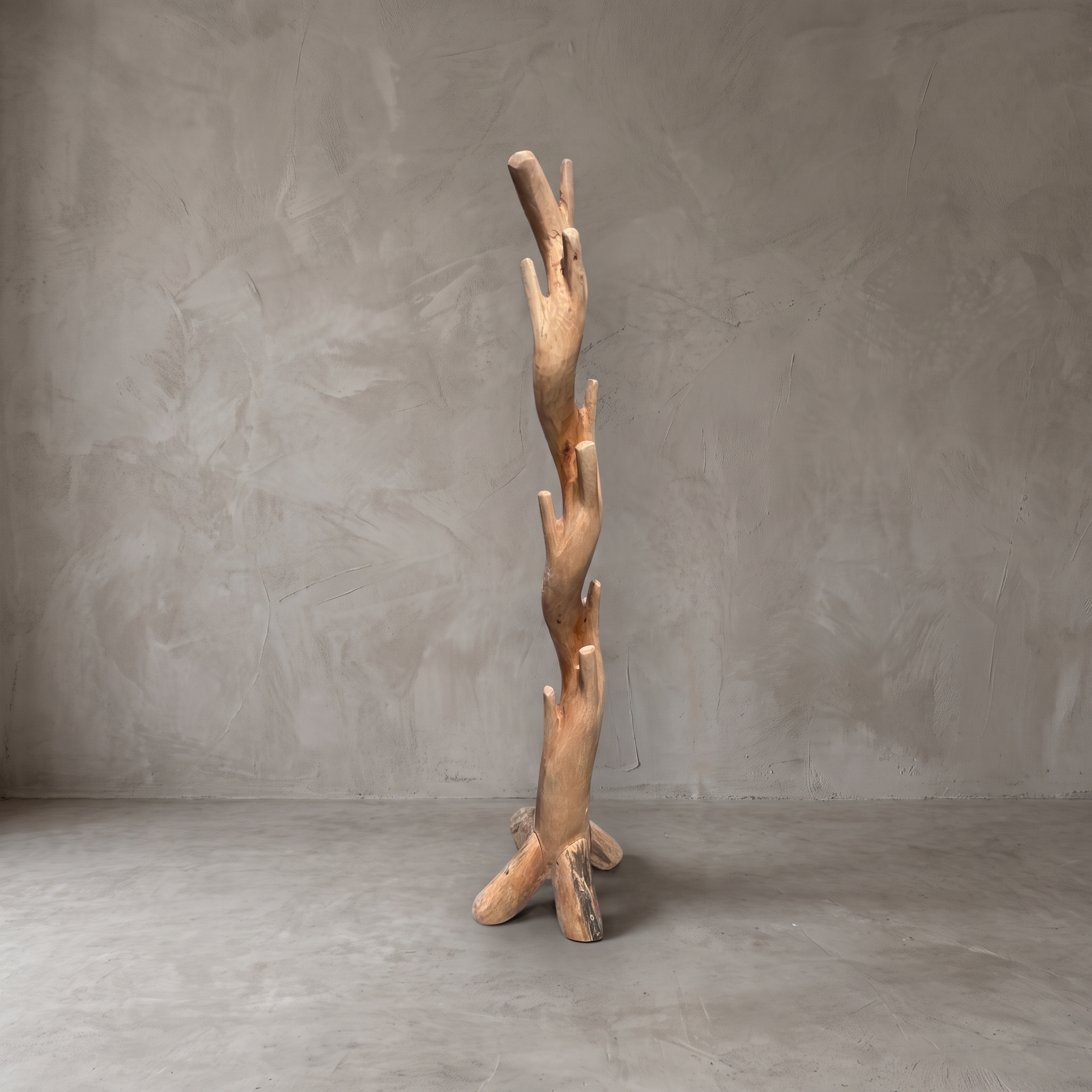 Suar wood coat stand 200 cm