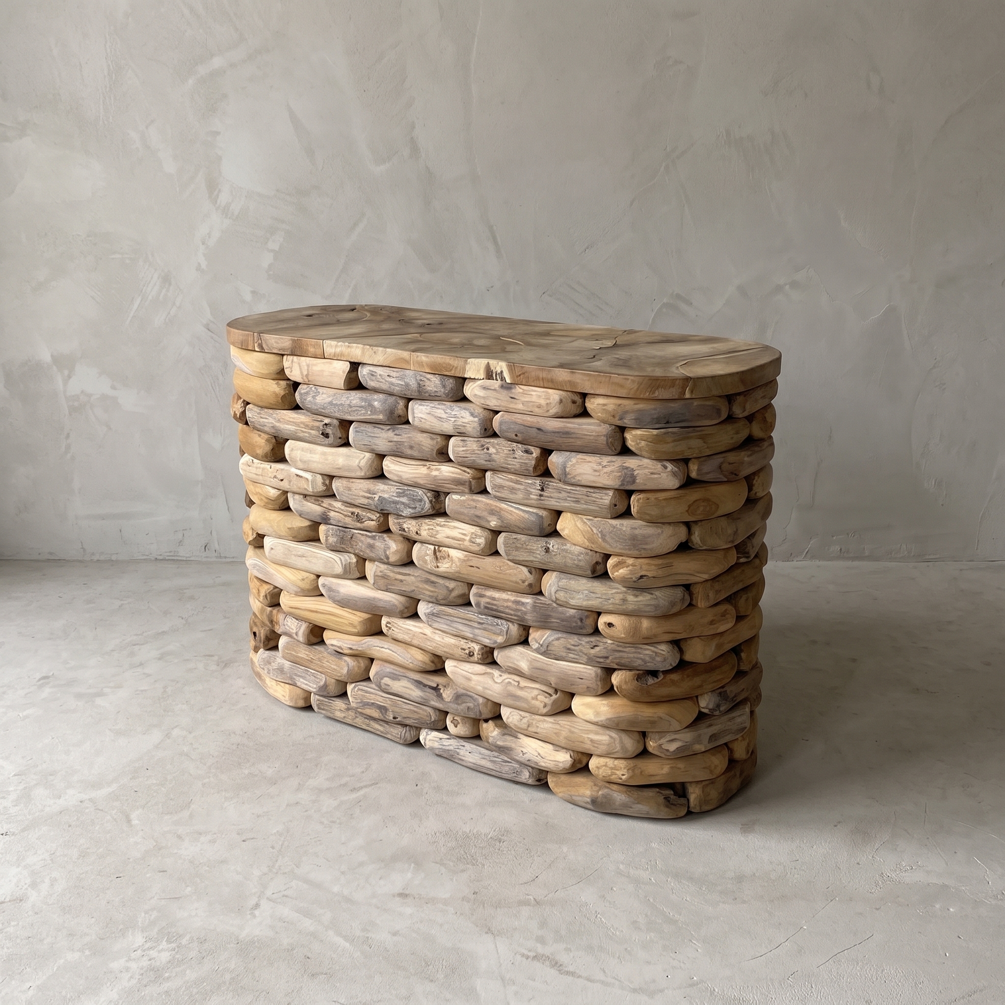 Side Table Sem oval (Teak, Natural) - World of Brosi