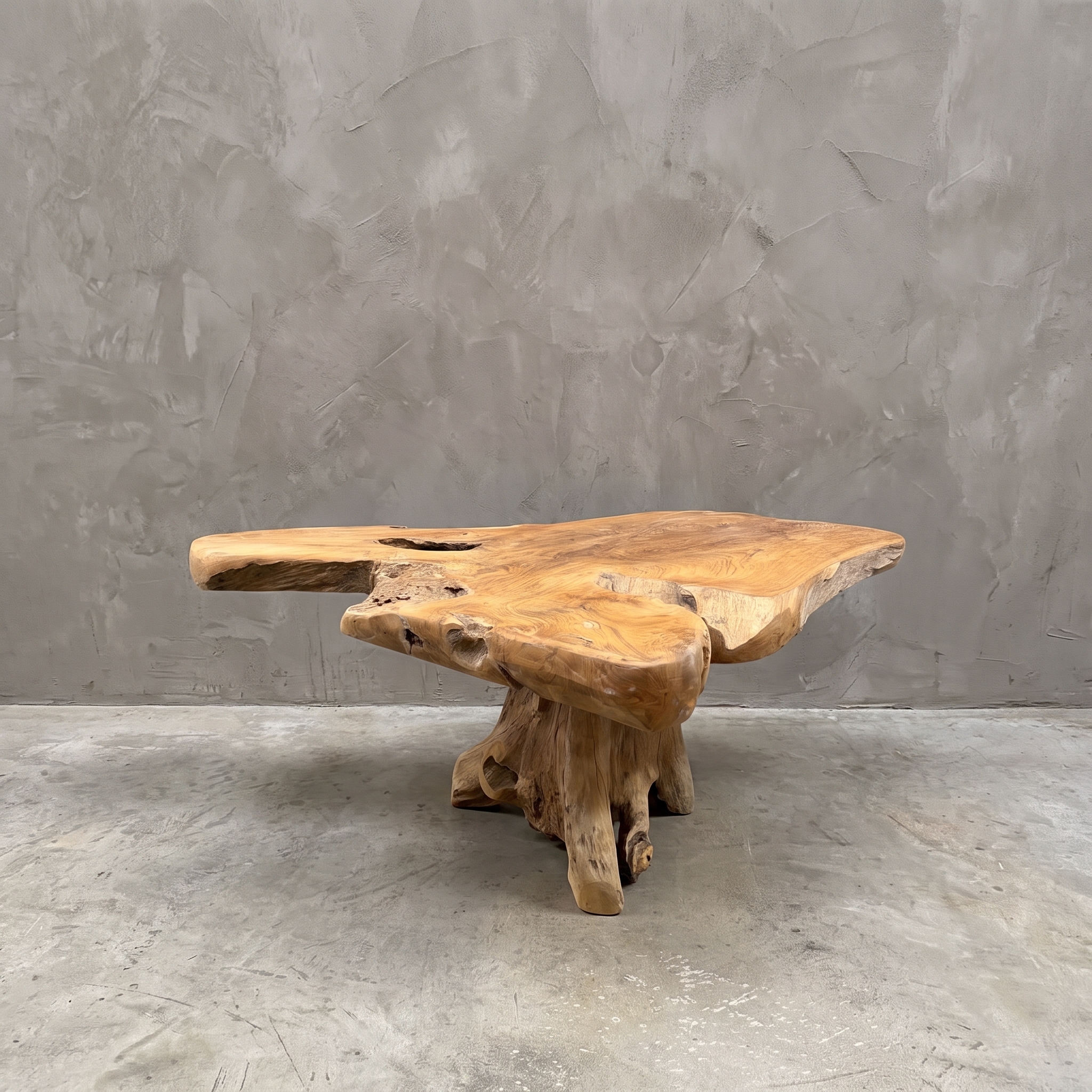 Couchtisch Boomstam Massief Teakholz - World of Brosi