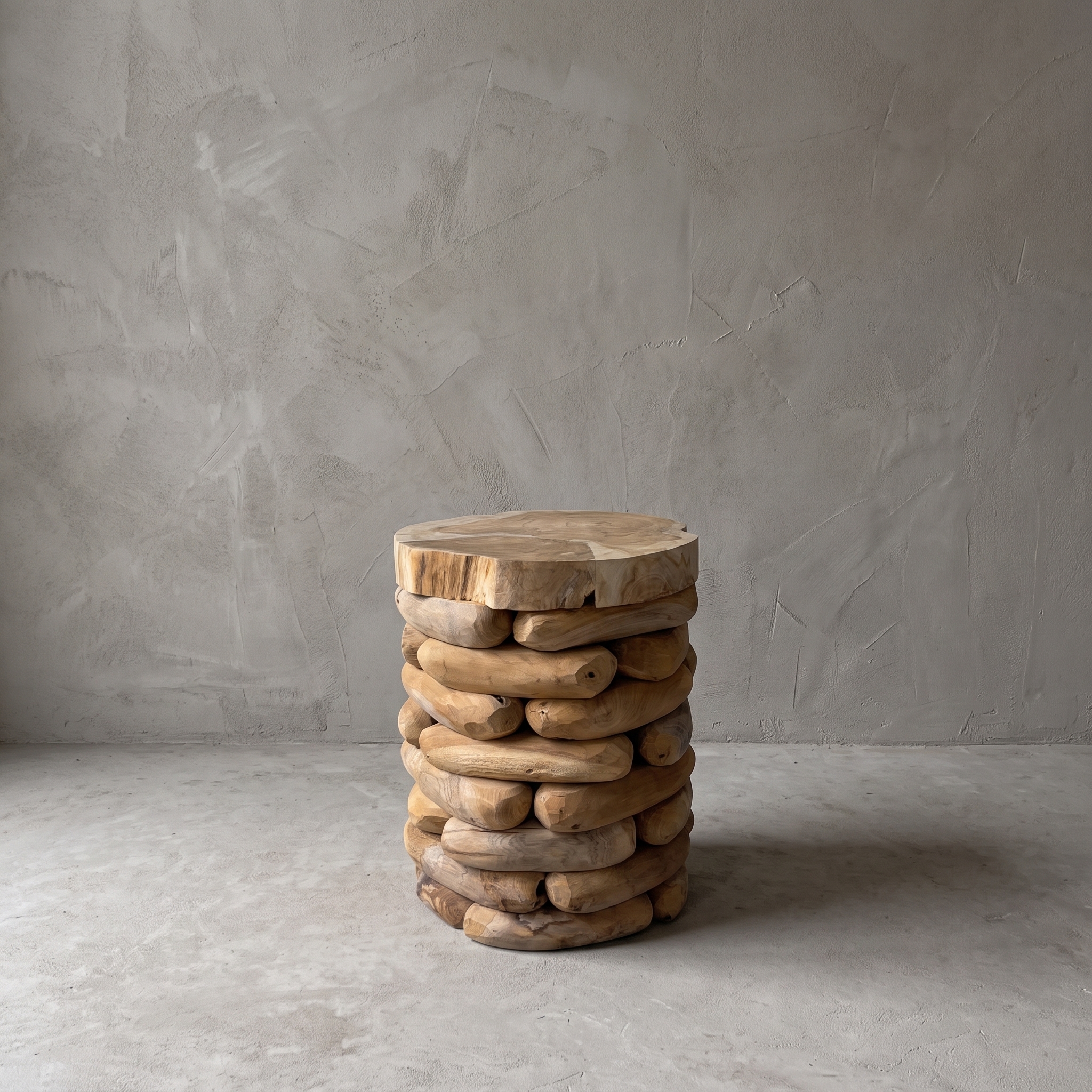 Hocker Sem recyceltes Teakholz - World of Brosi