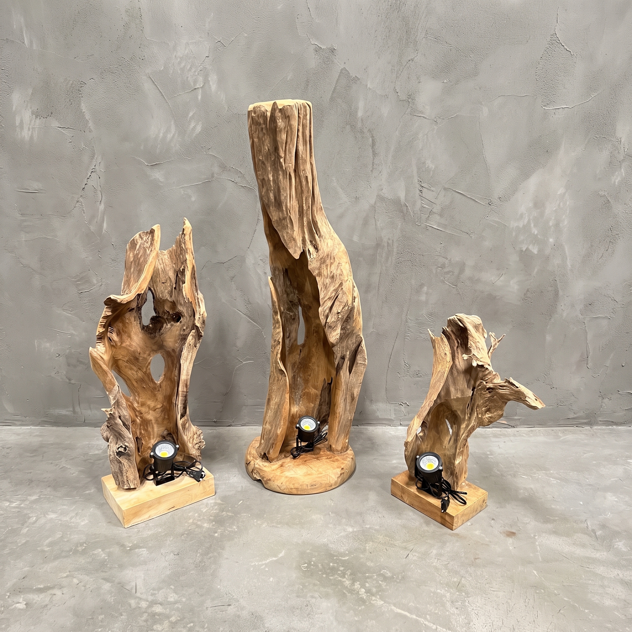 Teak-Lampenfuß Nurali (Teakholz) - World of Brosi