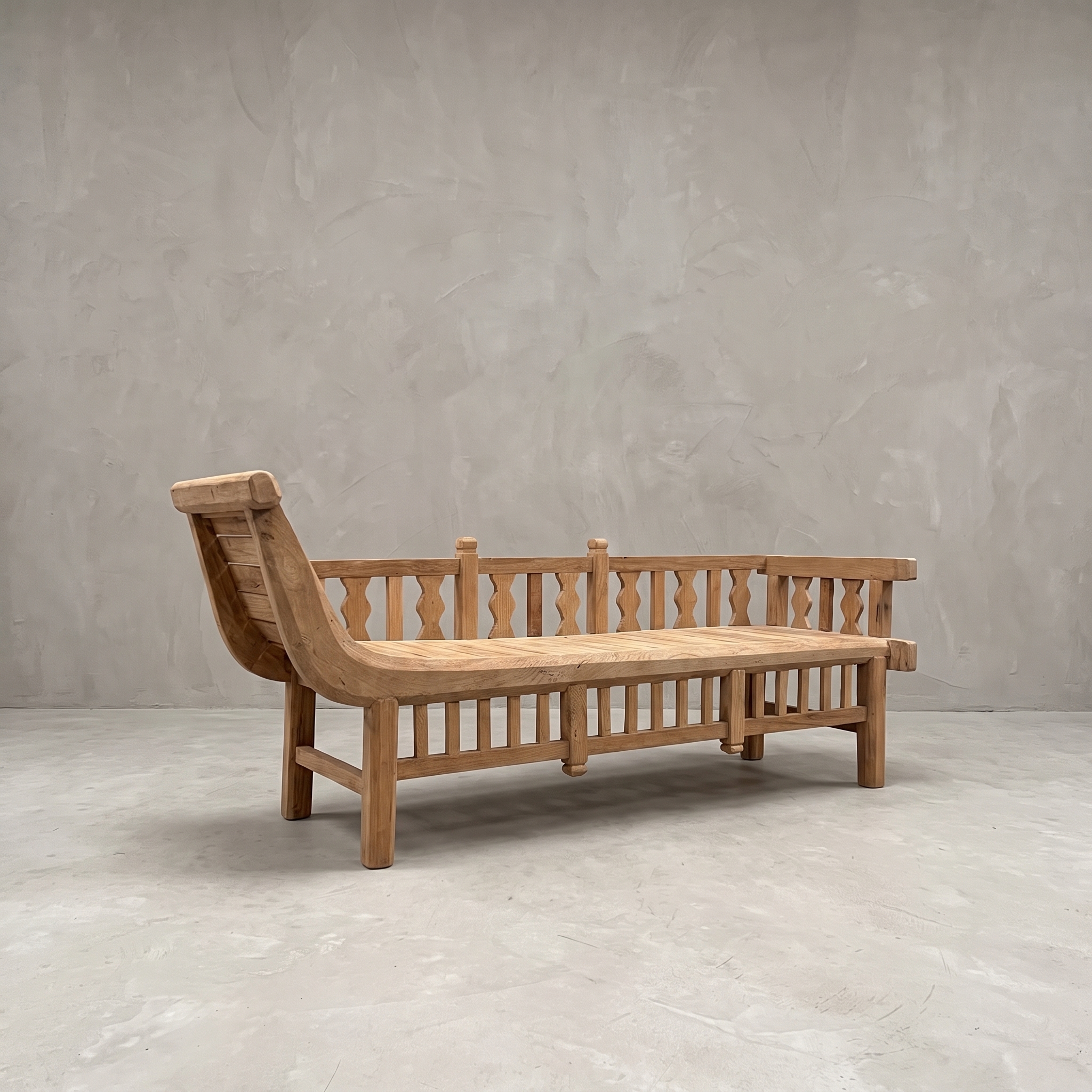Bank Java Daydream aus Teak, 220 cm (Teakholz) - World of Brosi