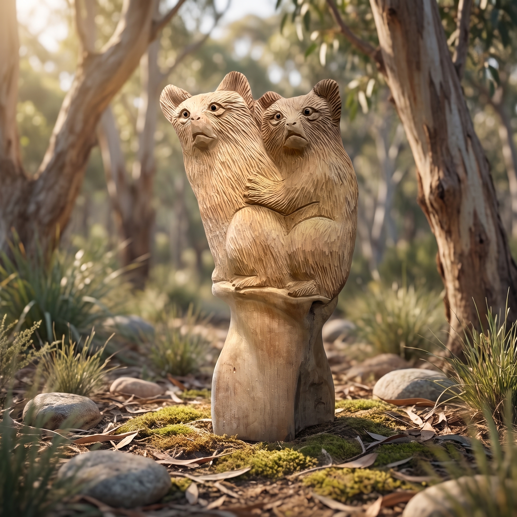 Teak koala duo - World of Brosi