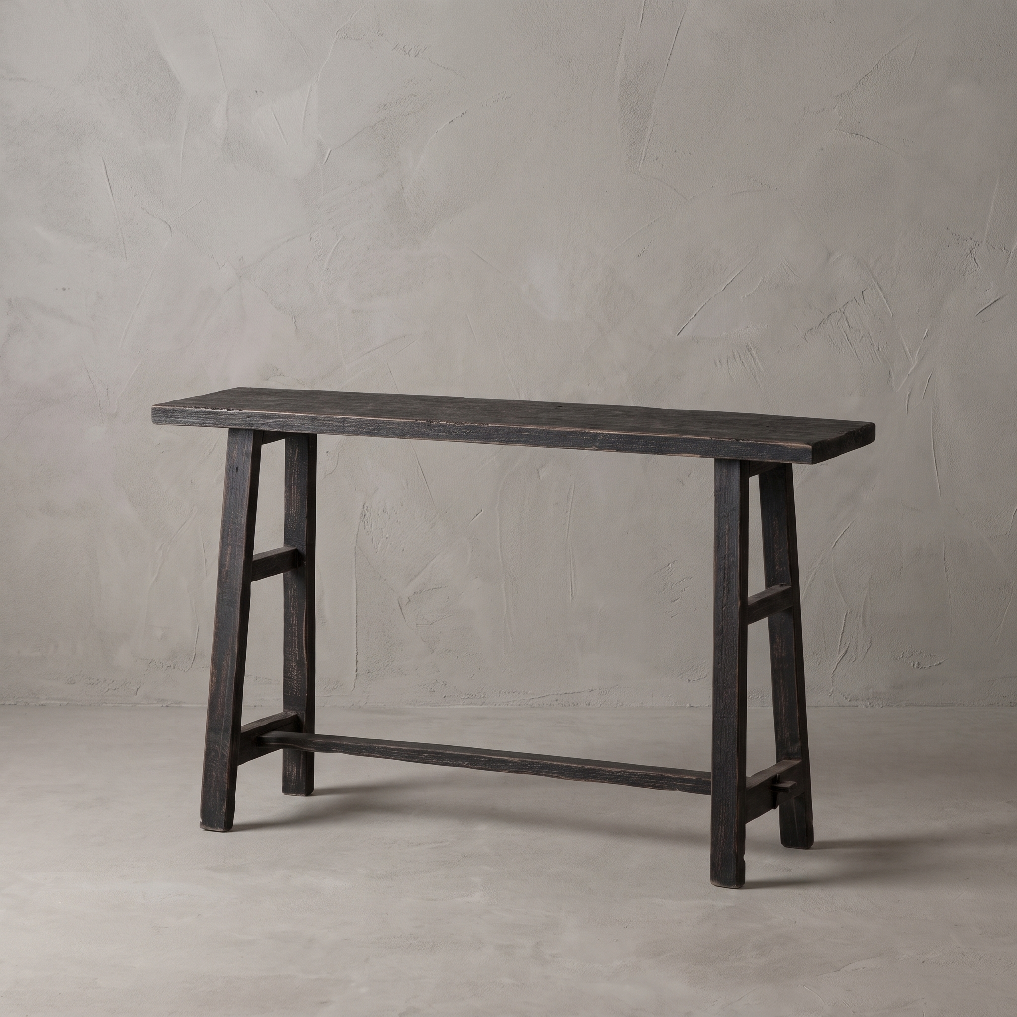 Konsole School aus recyceltem Teak