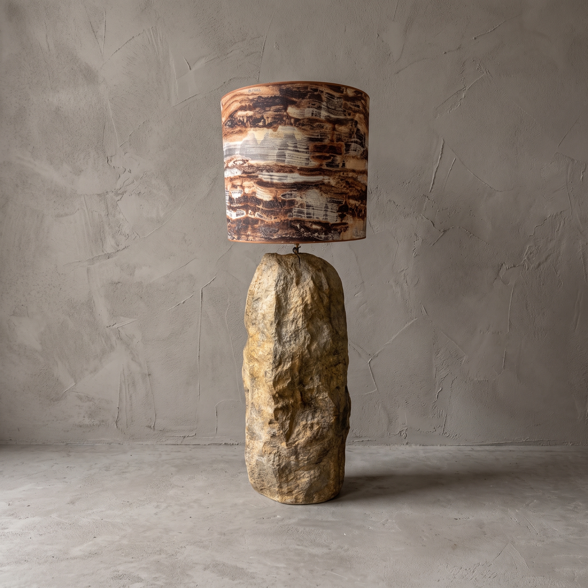 Gurat rock-shaped lamp base