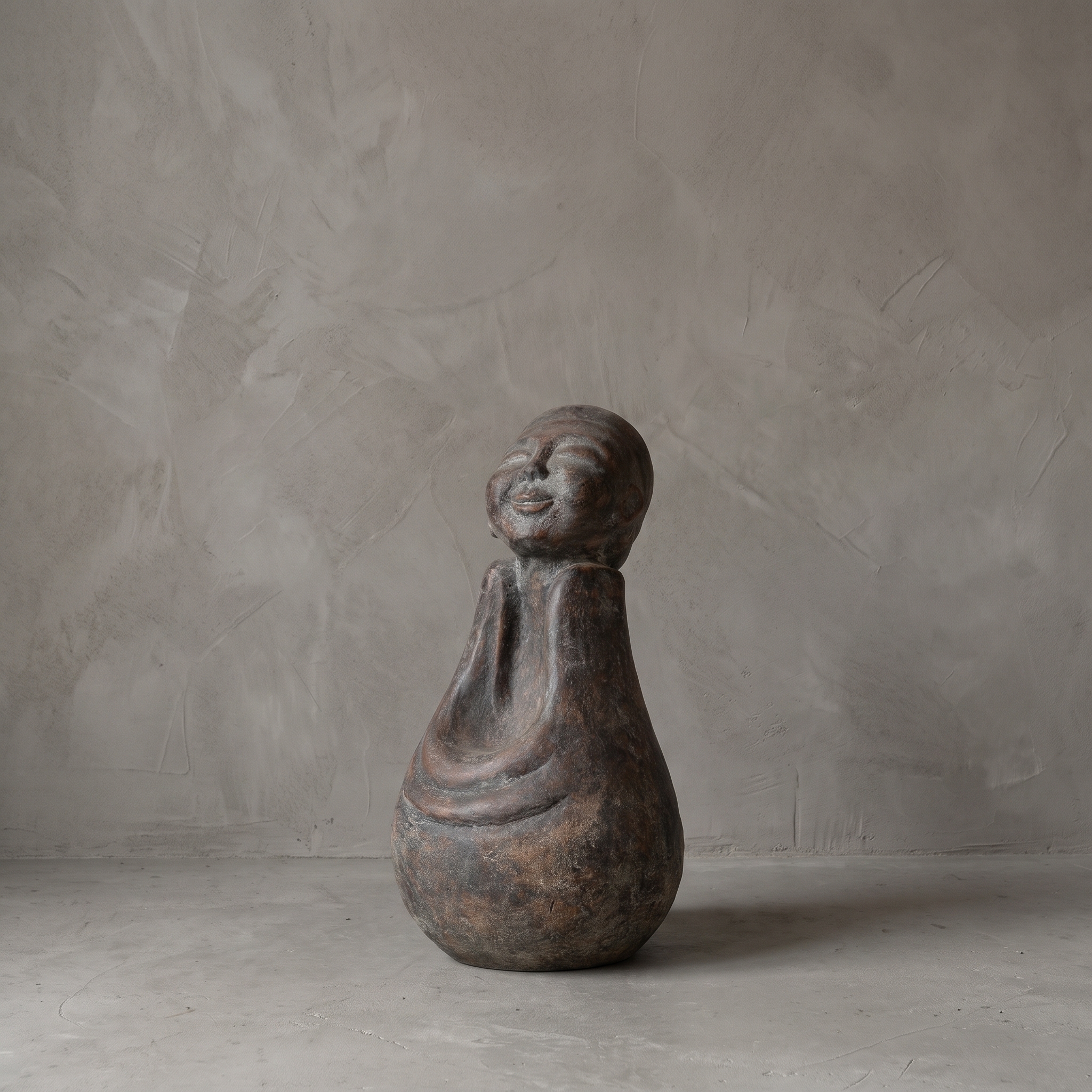 Senyum polystone Buddha