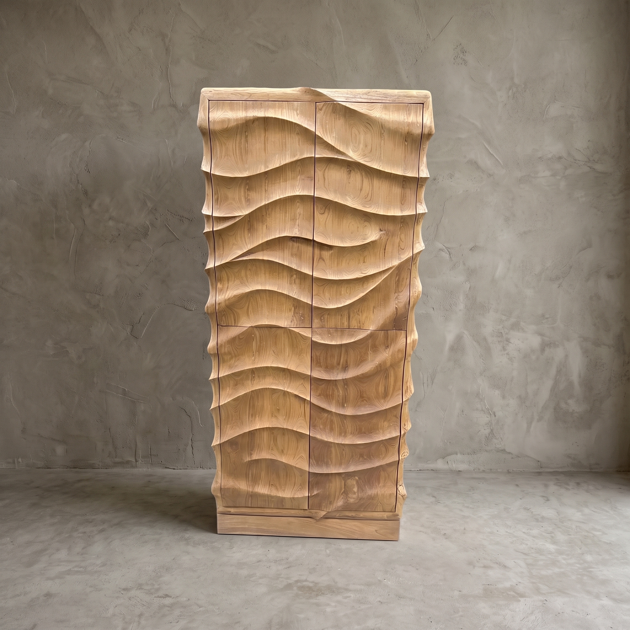 Hochschrank Nyawa aus Teakholz - World of Brosi